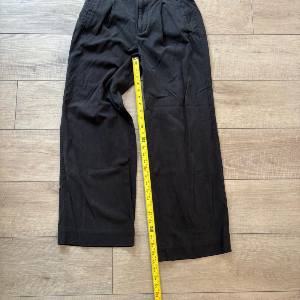 Everlane Black Wide-Leg Trouser Women's Pants - Picture 7 of 9
